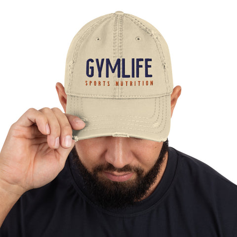 GYMLIFE Distressed Dad Hat