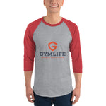 GYMPLIFE 3/4 sleeve raglan shirt